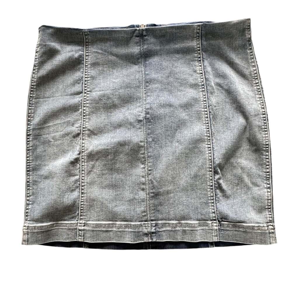 Wonderly curvy Jean skirt size 1X *fits small, nwt light was mini